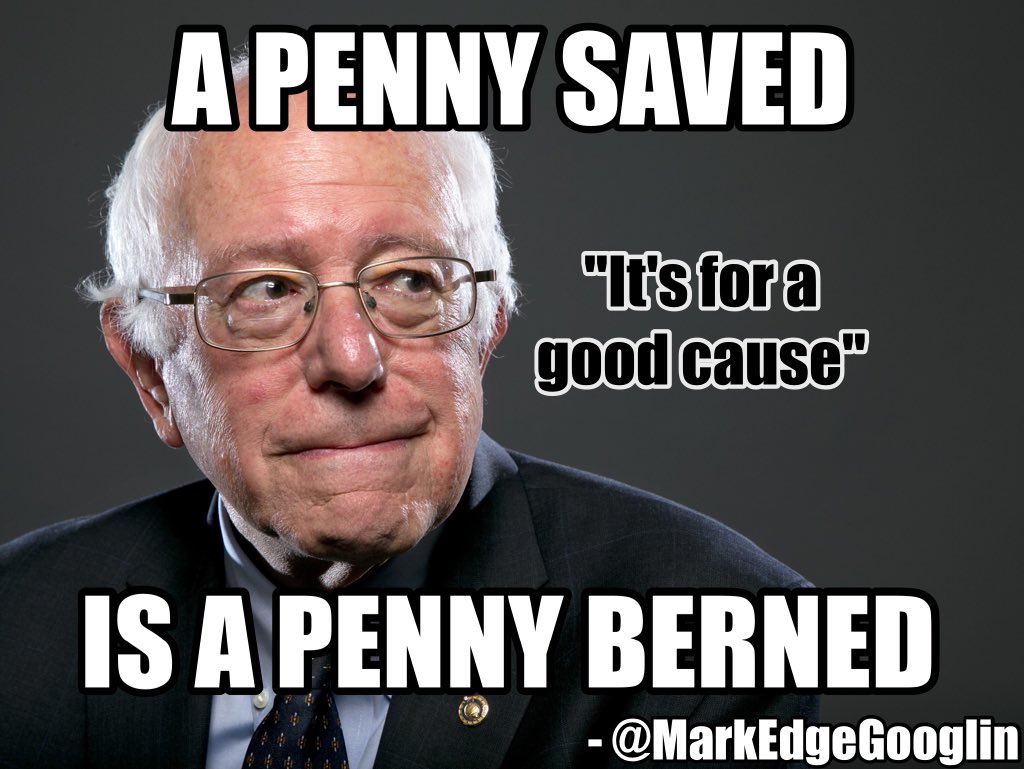 LibertyParody's tweet photo. via @MarkEdgeGooglin #BernieSanders #Bernie2016 https://t.co/iB9mgPeDap