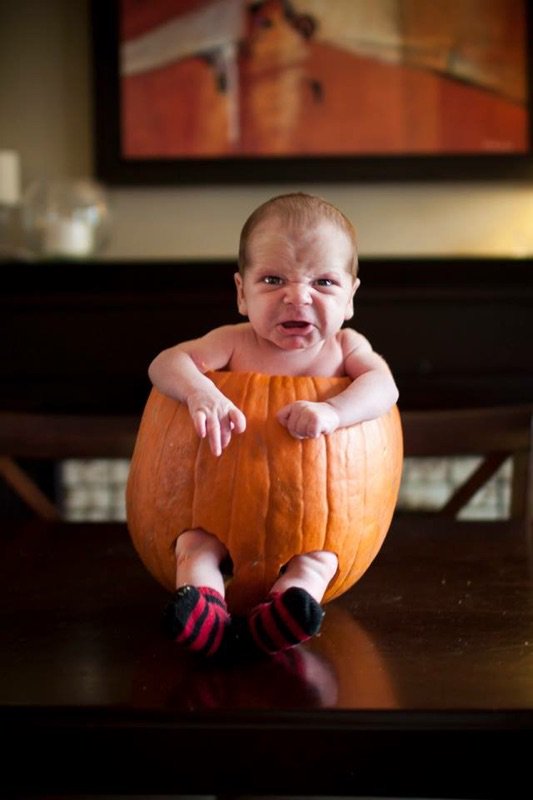 Sums up how we felt after our loss this morning: Festive, Frustrated, and maybe a little chilly. HAPPY HALLOWEEN!