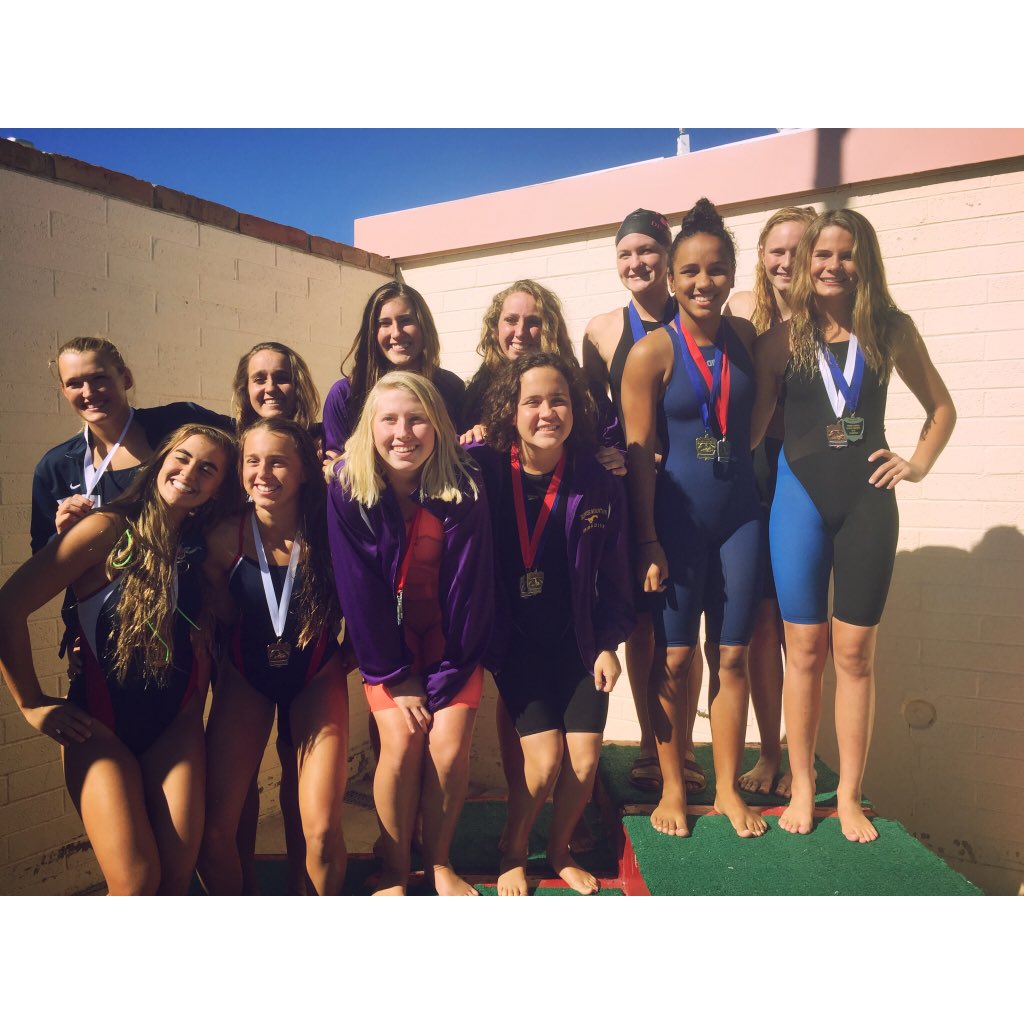 CehsSwim's tweet image. Congrats to our girls 200 free relay for taking 3rd place and making the D1 provisional state cut today!!!!
