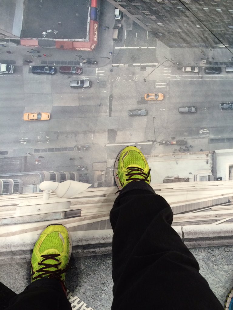 alnbrookes's tweet photo. Day 3 #TCSNYCMarathon Expo representing #STWM @runcrs & I'm on the ledge! #racedirectorproblems https://t.co/CKPj61K4OW