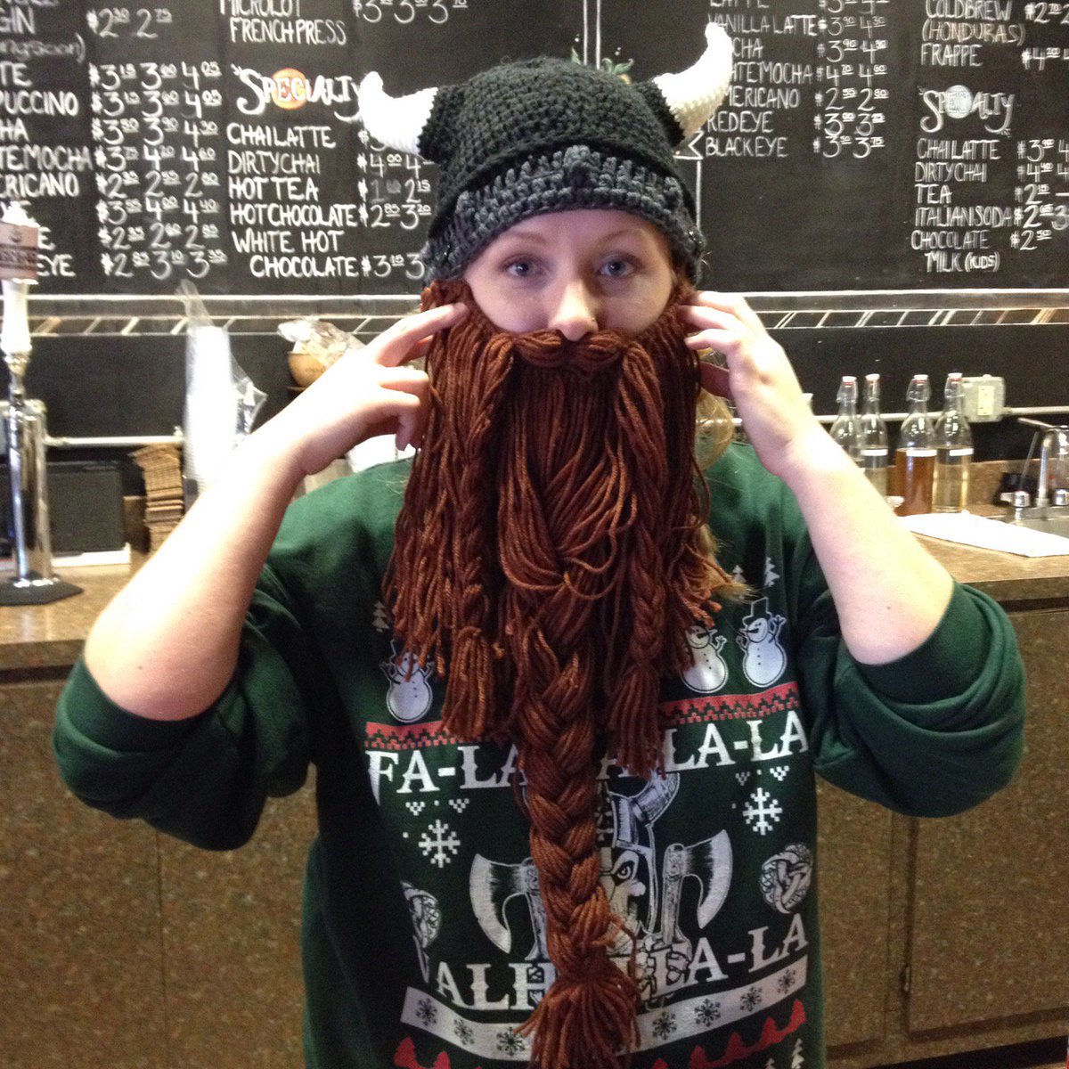 radberrytart's tweet photo. It's a Christmas in Valhalla Halloween at #centralcoffee! (at @CentralCoffee Company) https://t.co/62vAGmTMT6 https://t.co/vhIH4w6NE9