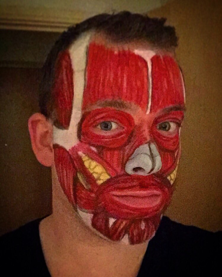 mark on twitter happy halloween my costume an écorché