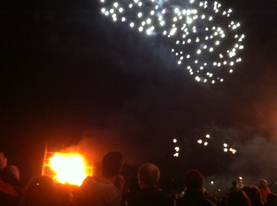Fireworks underway... #Derry #Halloween