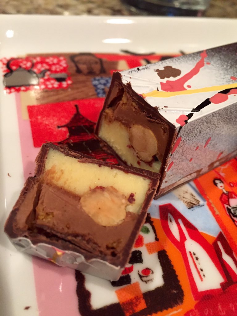Passion Praline candy bar from <a href="/KateWeiserChoc/">Kate Weiser Chocolate</a> #realdeal #notcandy this is how I do Halloween