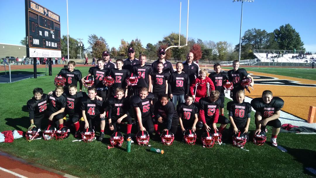 HesstonFBClub's tweet photo. Your undefeated 5/6 Hesston Swathers.  8-0. #perfection #warswathers https://t.co/0rLBfsuf1z