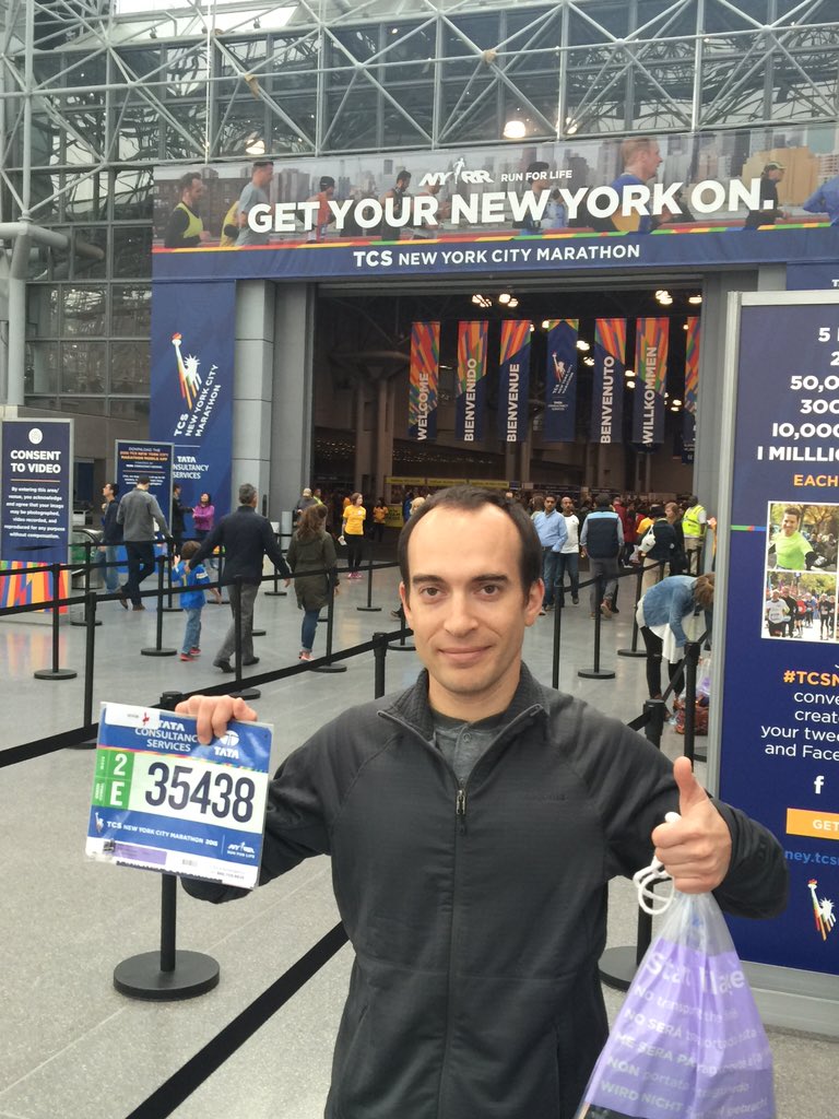 KennyGabor (@kennygabor) on Twitter photo Picking up my <a href="/nycmarathon/">TCS New York City Marathon</a> bib today. Gonna need that extra hour of sleep tonight. Picking up my <a href="/nycmarathon/">TCS New York City Marathon</a> bib today. Gonna need that extra hour of sleep tonight.
