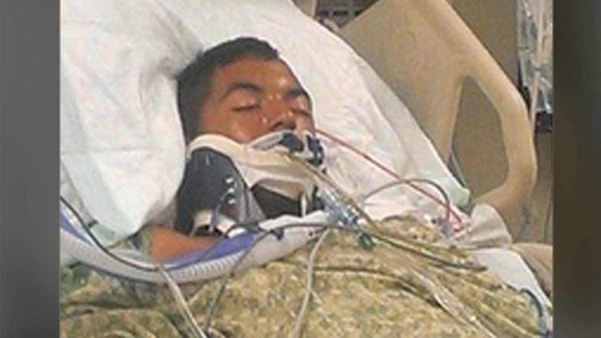 democracynow's tweet photo. Texas Student Spent 52 Days in Coma After Being Tased by Police at School https://t.co/xLfTVgJY8F https://t.co/D0hqO0VpTl