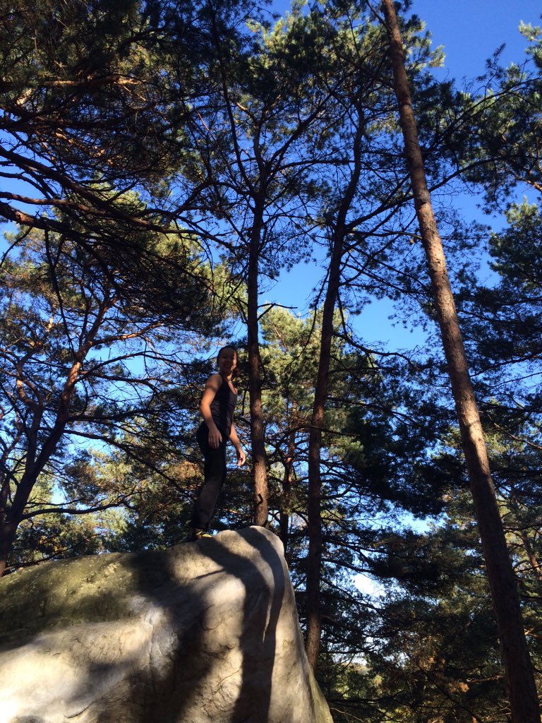 kittyclimbs's tweet photo. Really chuffed! Managed Abdolobotomy today😆 sore skin didn't put a stop to my first 7a💪🏼 Fab day at Franchard💙 #font https://t.co/Gx9mBNSomx