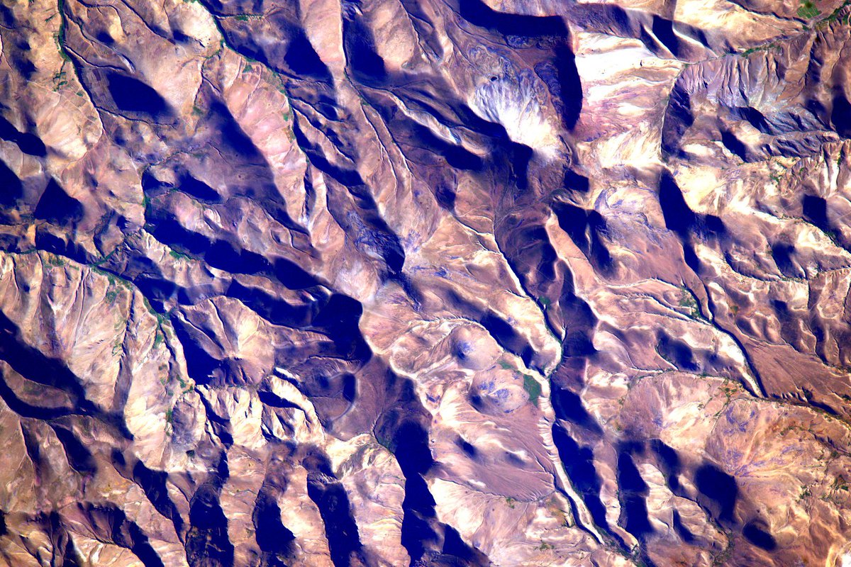 StationCDRKelly's tweet photo. #Halloween #EarthArt For all you zombies below. Brains! #YearInSpace https://t.co/cwuY0SYrrv