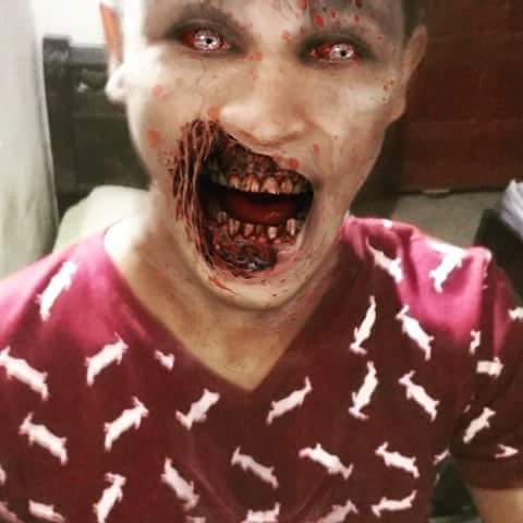 itsjcgarcia's tweet photo. Happy Halloween 💯💯 #ZombieArt #Halloween #MakeUpZombie https://t.co/wYAeQXFAir