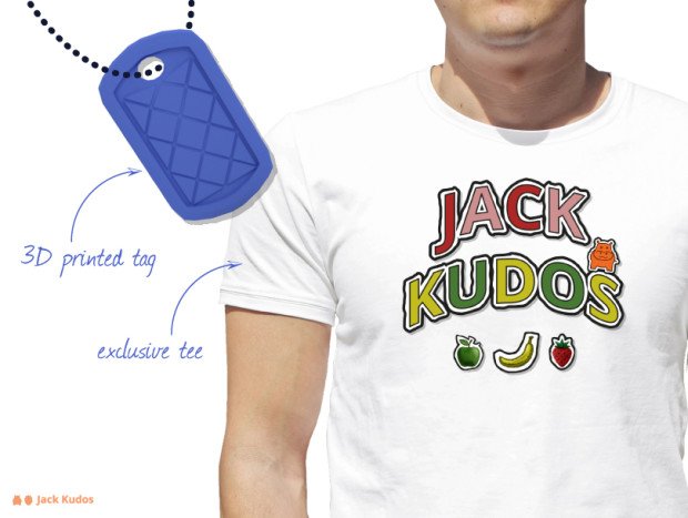 jackkudosgame's tweet photo. Tee #3dprinting tag @jackkudosgame @indiegogo https://t.co/p13CnDCkll #crowdfunding #ootd #gamedev #indiedev #games https://t.co/DwoNHpkTkT