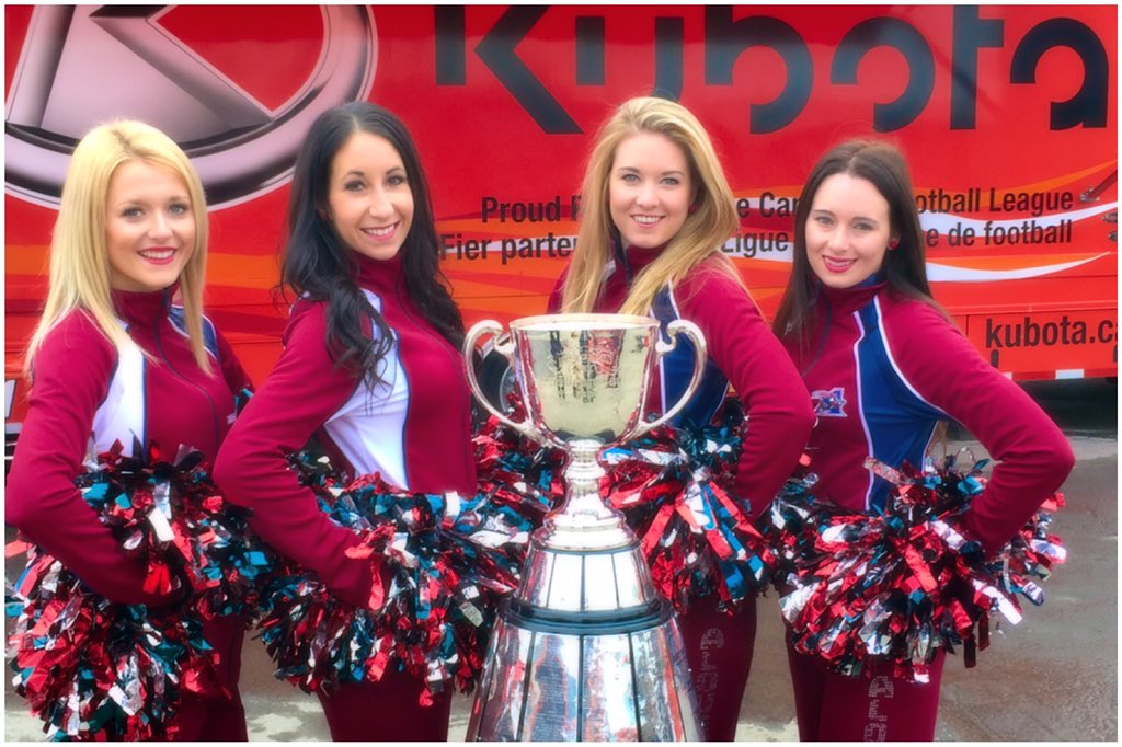 AlsC_Vanessa's tweet photo. Journée Porte Ouverte Chez Kubota Mirabel @KubotaUK @AlsCheerleaders @CFL https://t.co/0OCYU4wGho