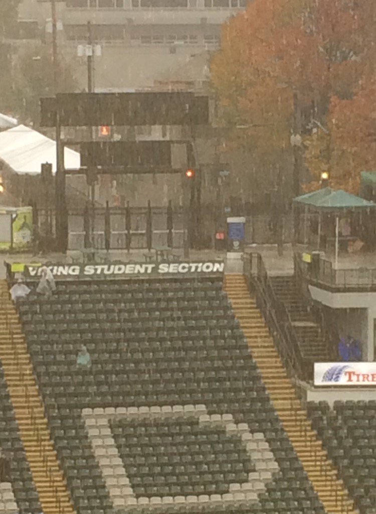 PSU Student section is quiet today