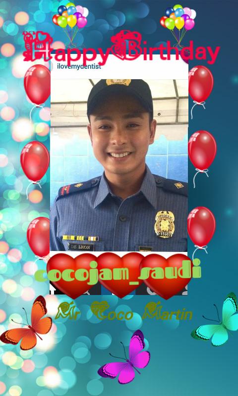 Happy bday idol
Coco martin..
God bless u always idol  