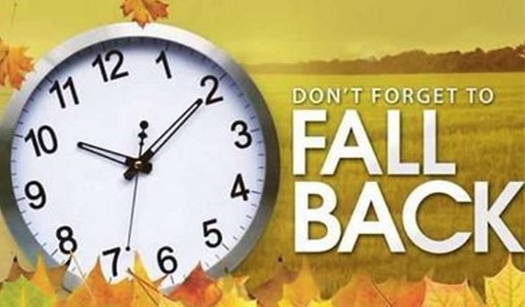 Don't forget to roll the clocks back tonight -