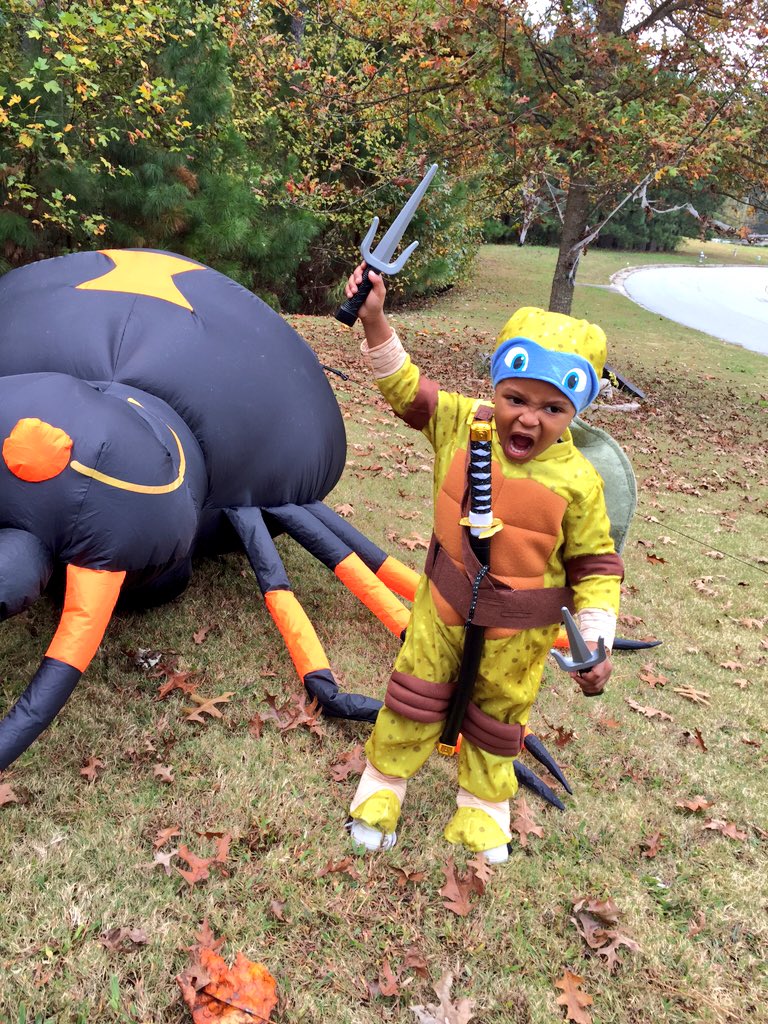 thee__redhead's tweet photo. Sanchez the Ninja Turtle🐢🎃👻🕸 #Halloween2K15 https://t.co/ujXNDZa2Hw