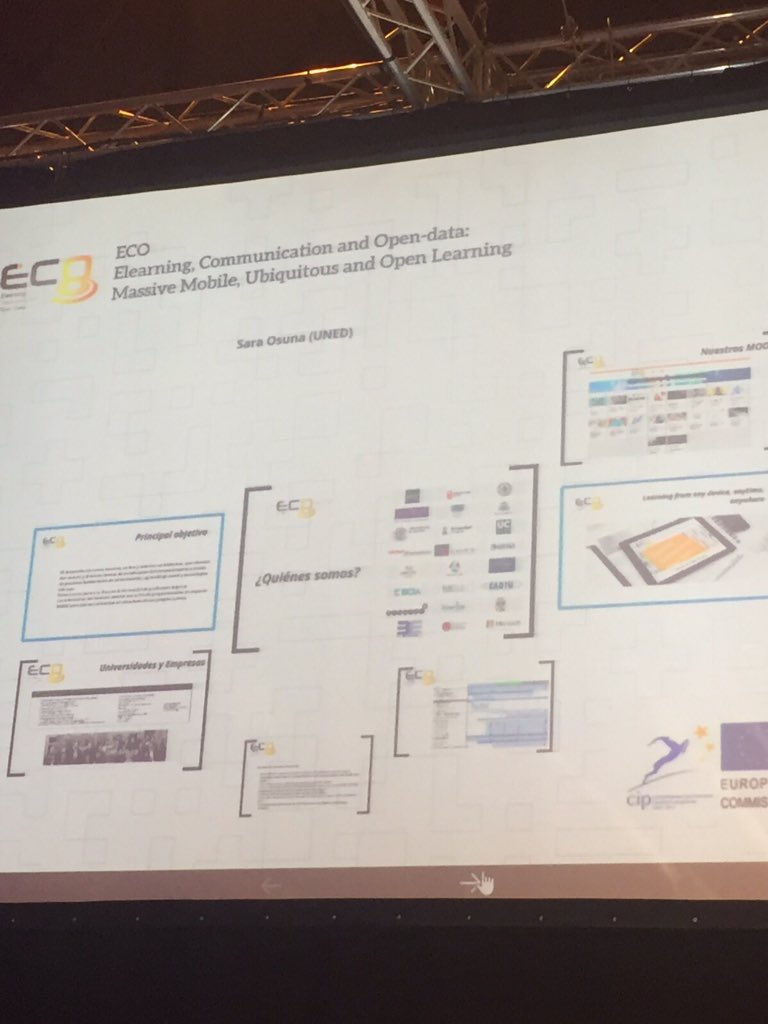 ECOmooc's tweet photo. @soacedo #SIMO2015 Presenting New edition 2015: Still in time!! #JoinECO ecolearning.eu https://t.co/A4HCc9Z8f5