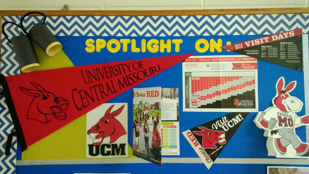 NDHSCounselor's tweet photo. Last week's Spotlight was on @UCentralMO...thanks @ReidTheRep! #strongsmartwomen #iheartnd #faithfulandtruehearted https://t.co/HoeY1AGbVA
