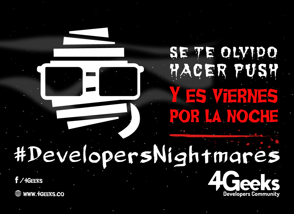 4Geeks's tweet photo. ยฟLes ha pasado? #DevelopersNightmares https://t.co/mw2XnUSRSp