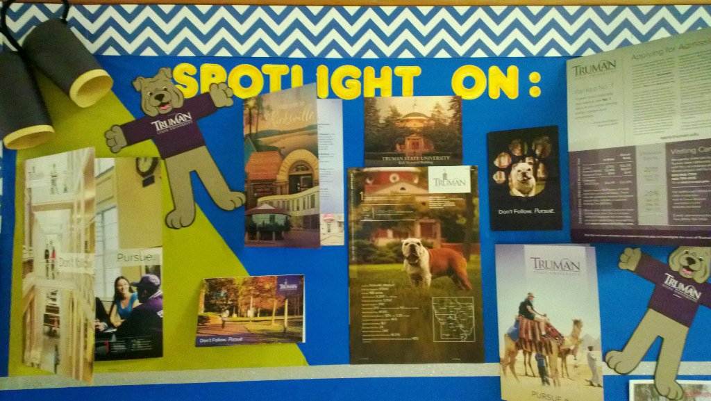 NDHSCounselor's tweet photo. Next week's Spotlight is on @TrumanState...thanks @ChrisAtTruman! #dontfollowpursue #iheartnd #strongsmartwomen https://t.co/MlrVUMYOk9
