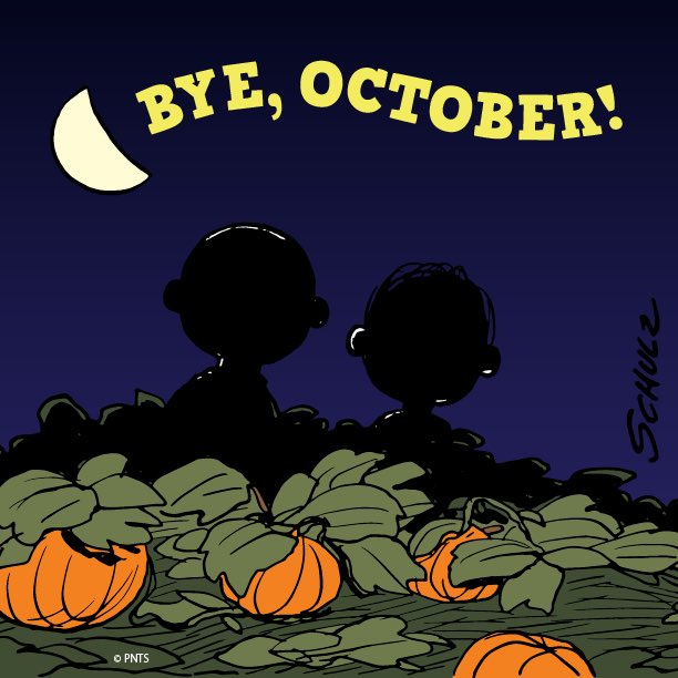 Snoopy's tweet photo. November starts tomorrow! 🍂 https://t.co/gBTwdky42C