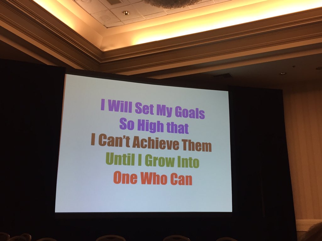 CooperAcademy's tweet photo. Phenomenal learning today @EricJensenBrain at #ASCDCEL15 "Sometimes when people dream big others listen to them!" https://t.co/imbu5Wud6i