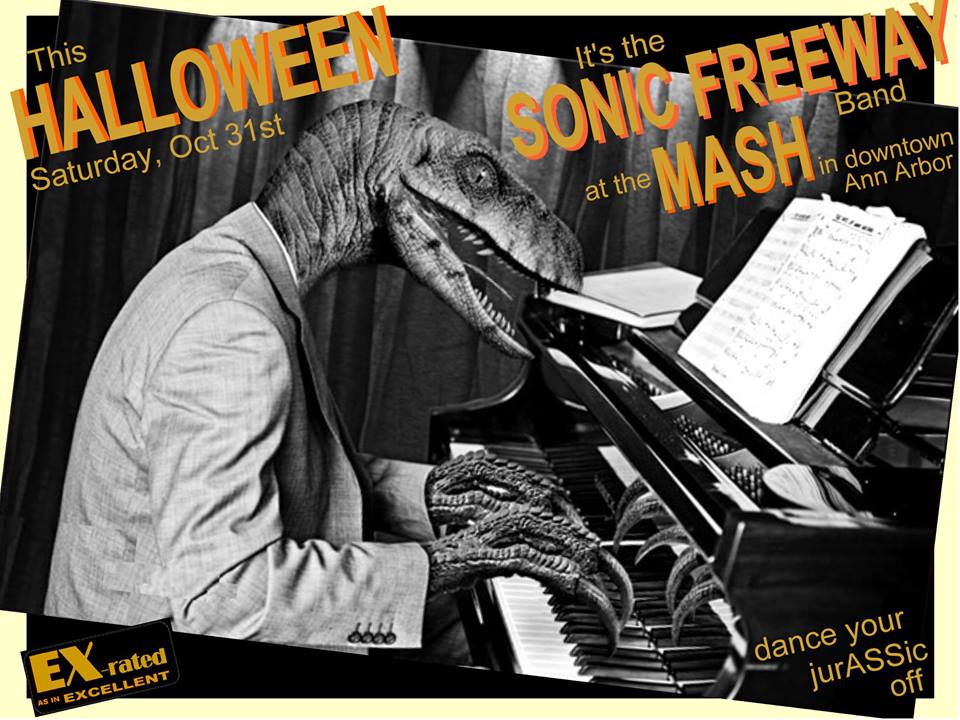 SonicFreeway's tweet image. Sonic Freeway Halloween Monster Mash  #AnnArbormash tonight!