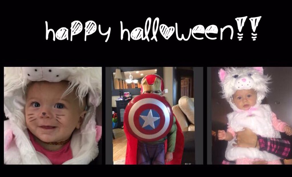 shopblackframe's tweet photo. Happy Halloween from our super hero and kitty!!! Hope everyone has a fun and safe Halloween!! 🎃 https://t.co/IDktJX3z5N