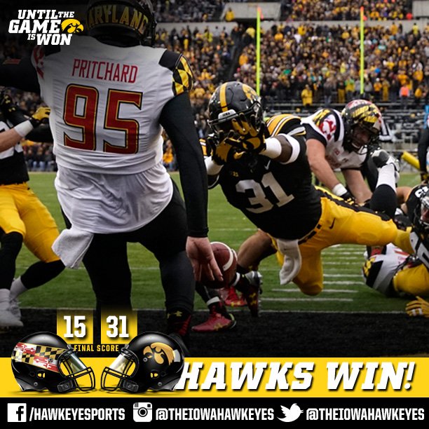 HawkeyeFBNotes's tweet image. #Hawkeyes Win.... 8-0!