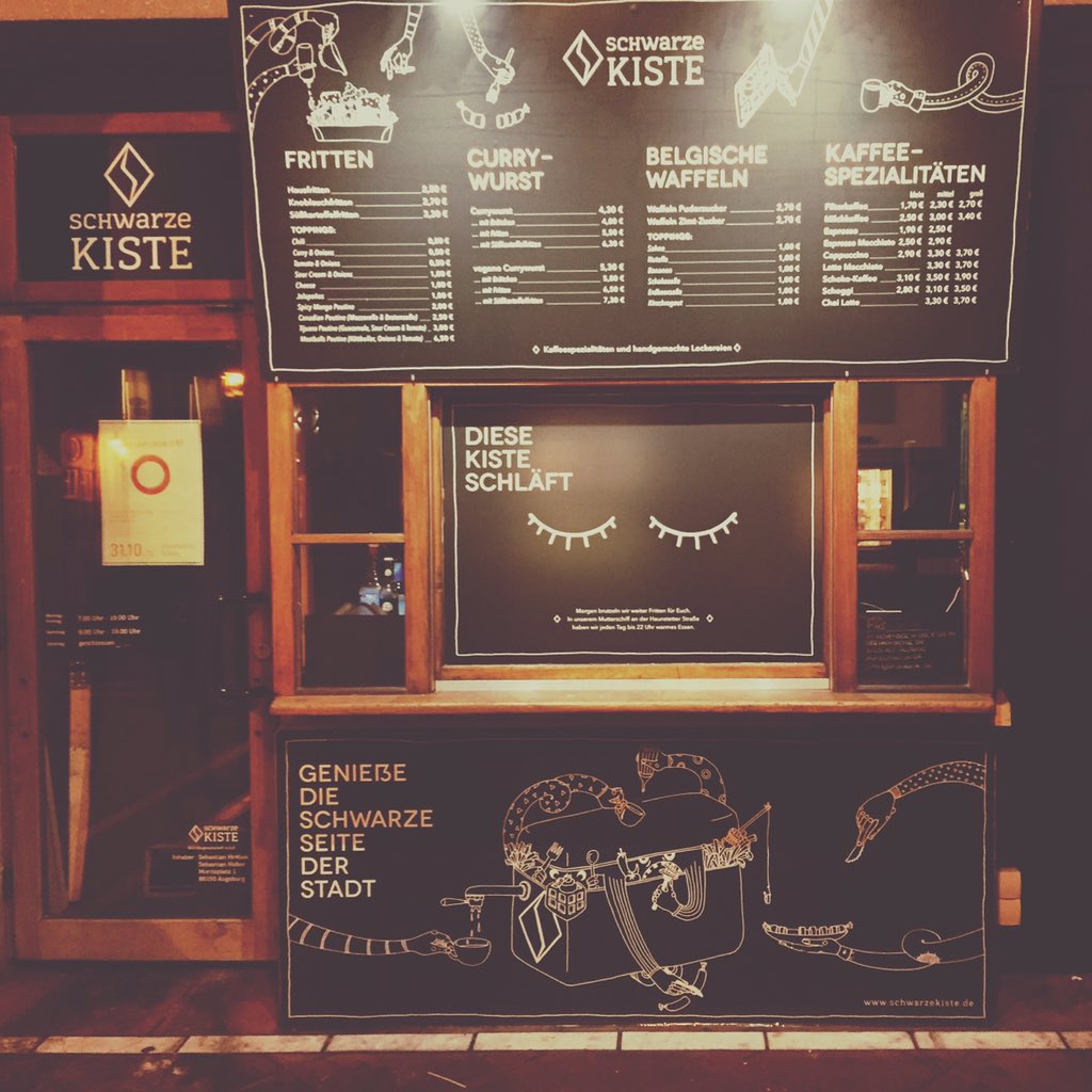 Step 1 done! Morgen geht's weiter. Montag dann Softreopening mit unserem neuen Programm... #schwarzekiste #Augsburg