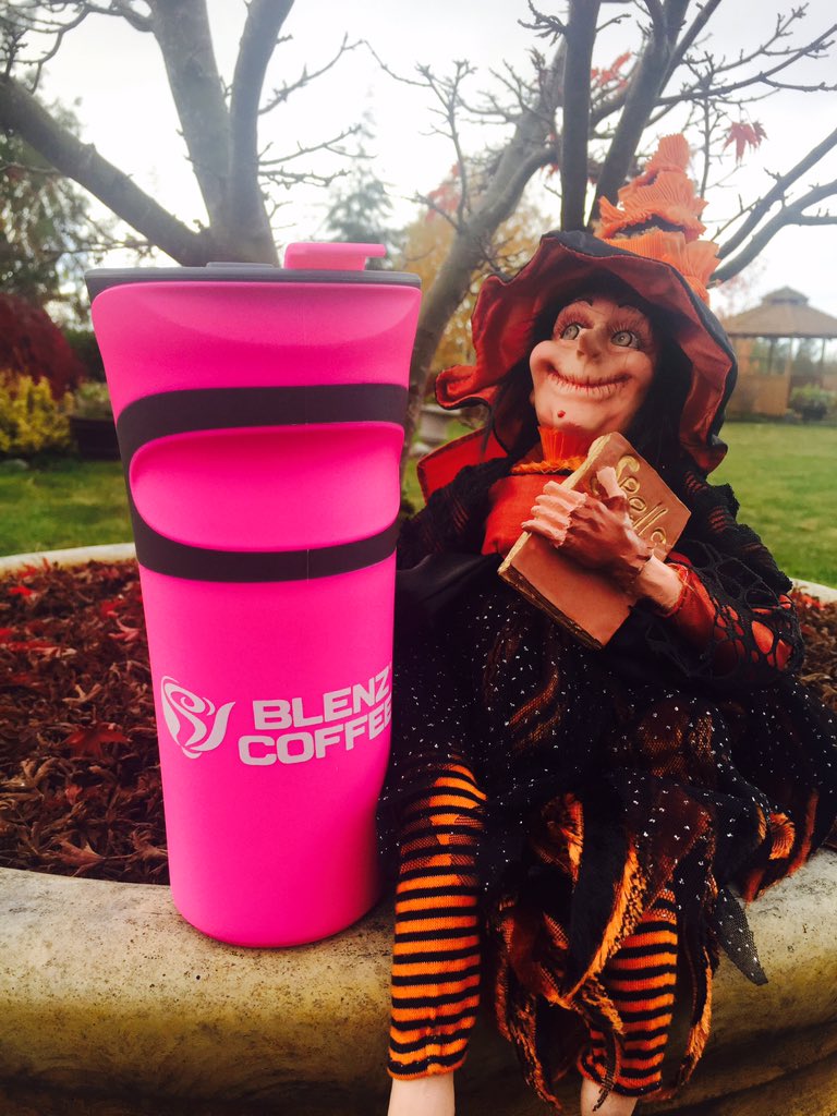 socialettes's tweet photo. Getting into the spirit of things with a little Halloween decor and of course our @blenzcoffee  #blenzcbcf https://t.co/XlriZ609Ao