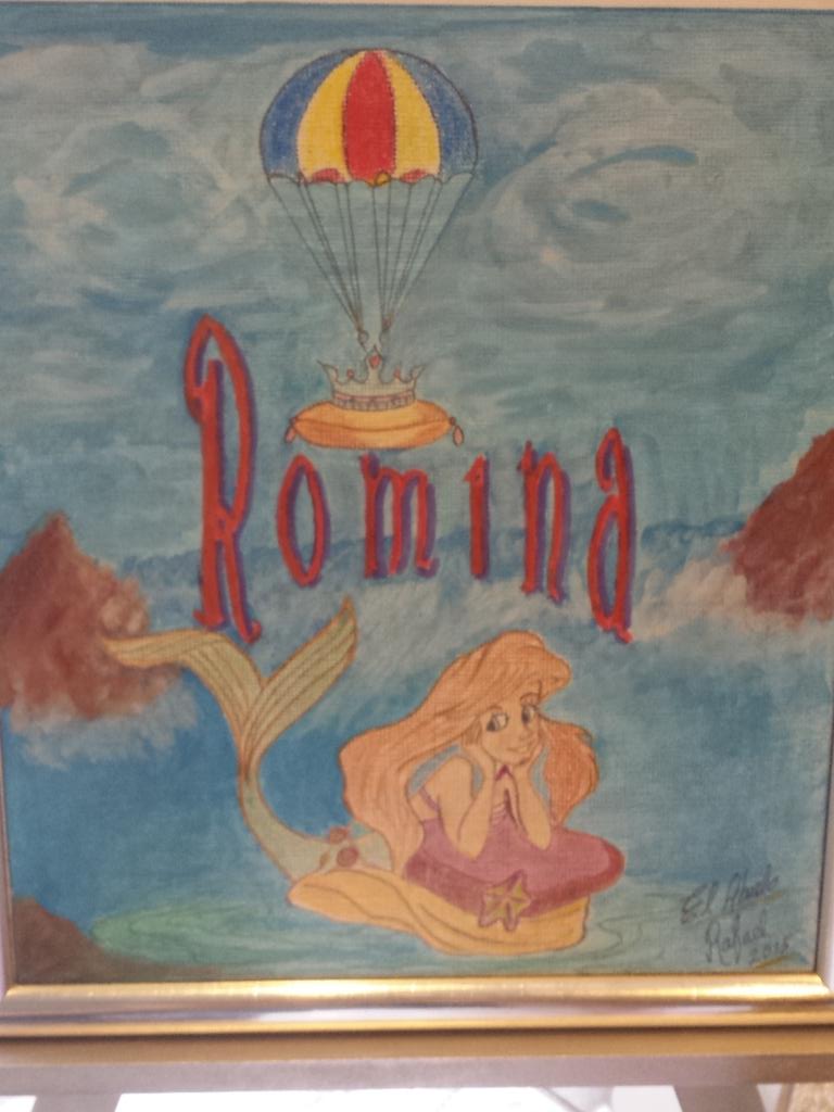 DescubriendoaPa's tweet photo. #Grandad #painted himself this for his #littlemermaid
#descubriendoapapi #love #painting #newlydad https://t.co/qlNIZLhs0Z