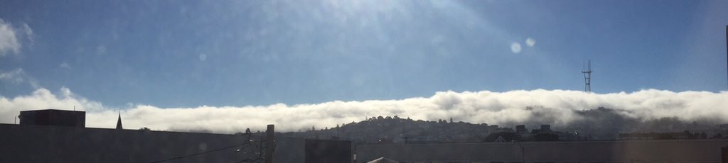 Looks like <a href="/KarlTheFog/">karl the fog</a> is heading in to the big city for a Halloween night out.