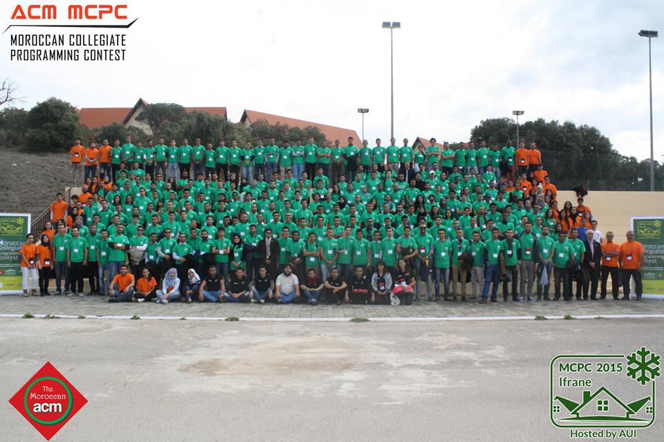ICPCNews's tweet image. The Moroccan Collegiate Programming Contest #MCPC2015 on.fb.me/1XHAvk2