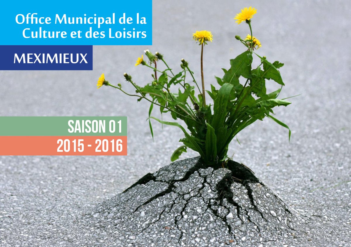 SAISON 01  #OmclMeximieux #culture #Meximieux
Tout savoir sur le site de l'OMCL : bit.ly/1M3pEJL