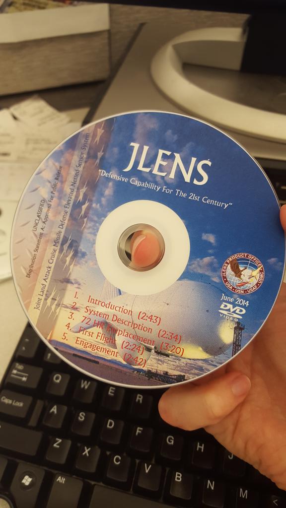 iduncan's tweet photo. I still have this JLENS promo video on my desk. #blimpescape https://t.co/Wr7E7nddE2