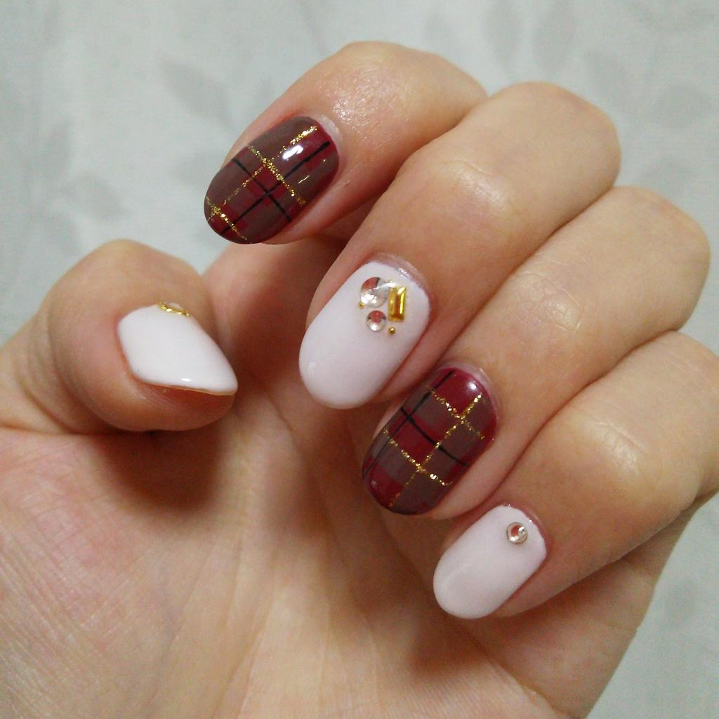 アサ 今のネイル ネイル ジェルネイル ジェルネイルデザイン パラジェル ボルドーネイル 秋ネイル 秋ネイルデザイン チェックネイルデザイン T Co Sjhnjkmrvr Twitter