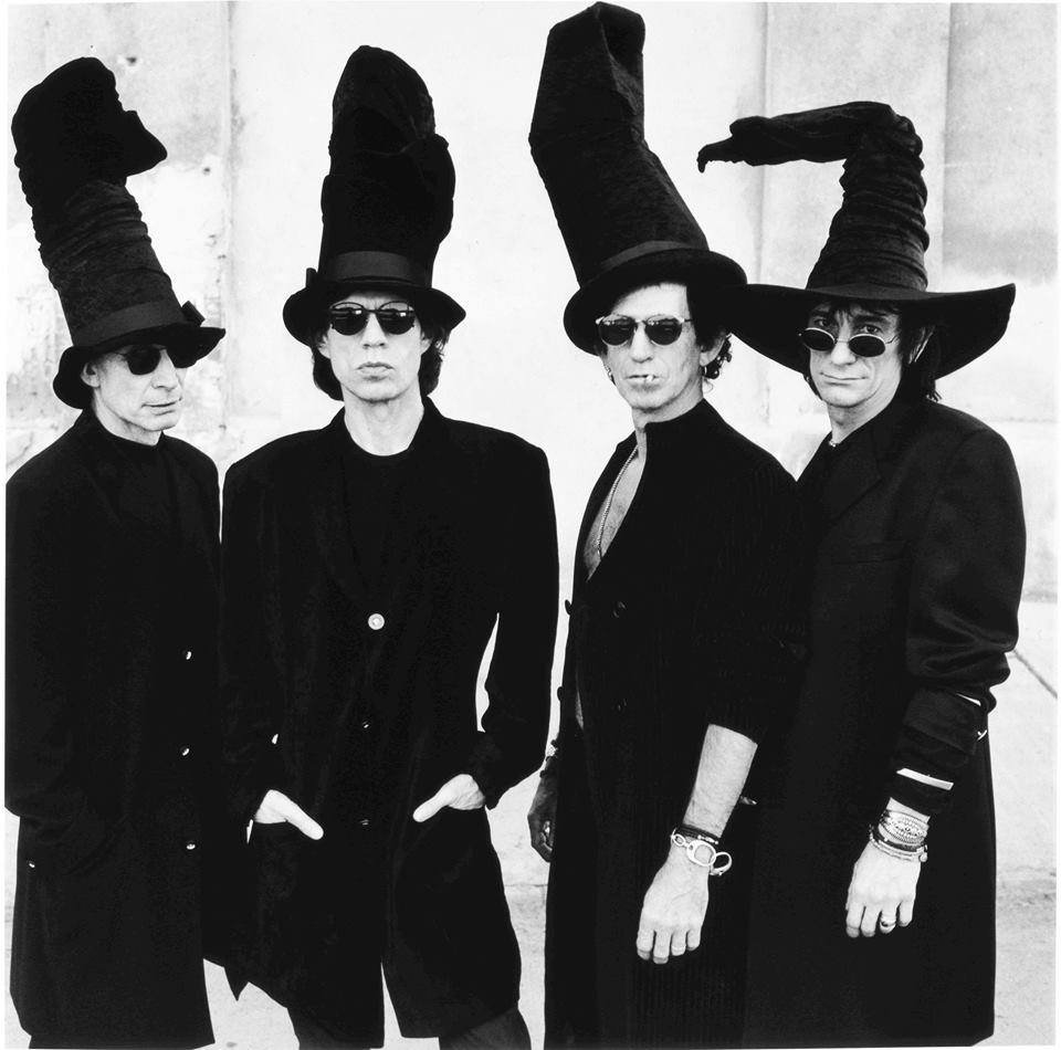 RollingStones's tweet image. Happy Halloween from Mick, Keith, Charlie and Ronnie