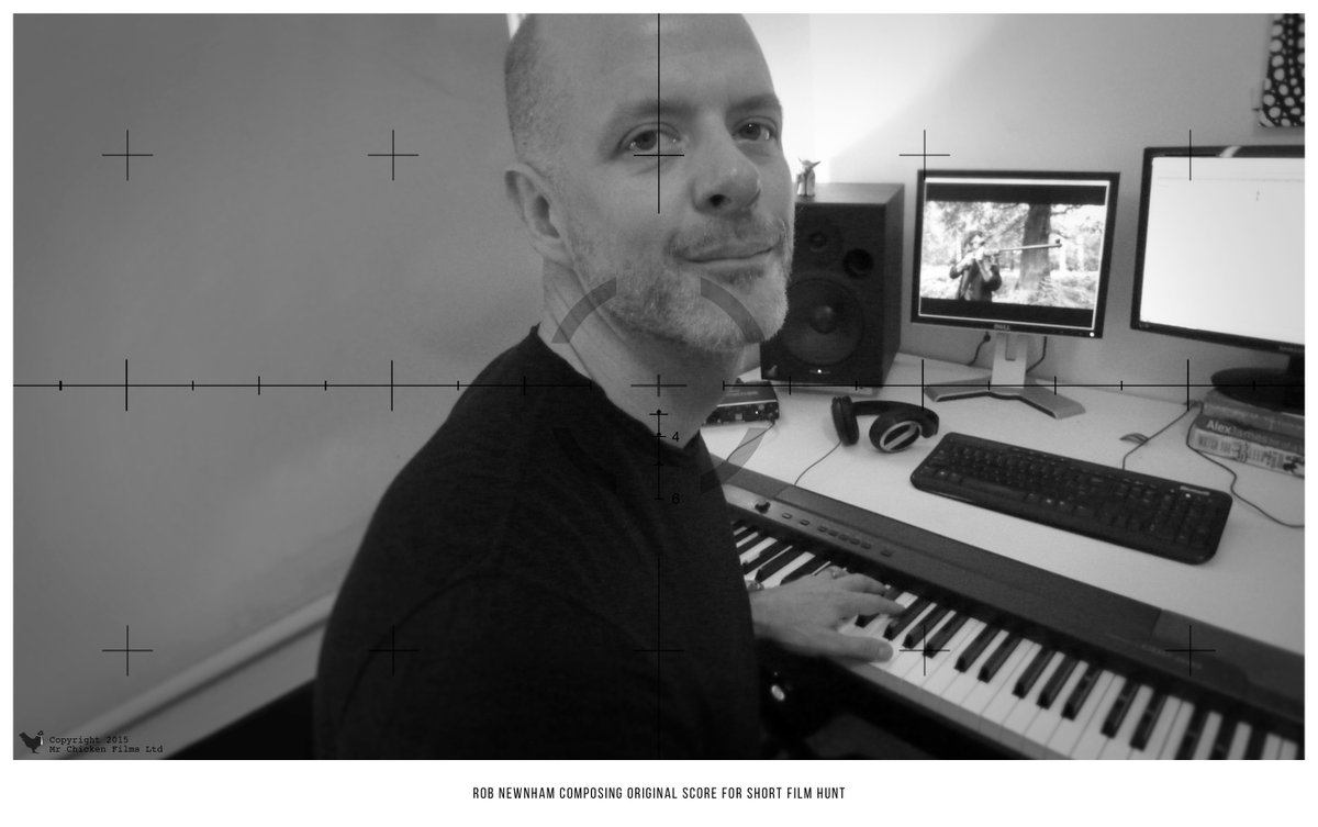 Behind the scenes of Mr Chicken's short film HUNT as composer Rob Newnham creates the original score. <a href="/RobNcomposer/">Rob Newnham</a>