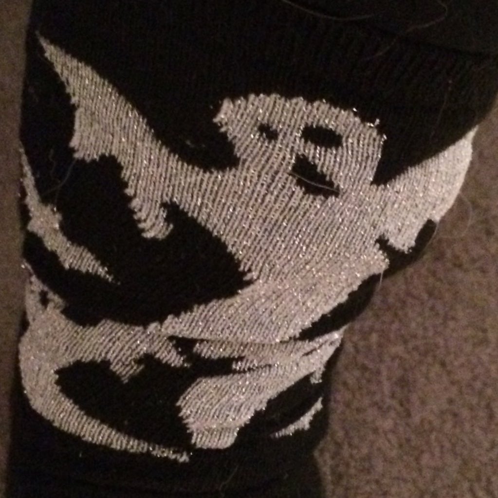 whodunn218t's tweet photo. As spooky as I got today. π» #ghostsock https://t.co/vT1Zej4yC1