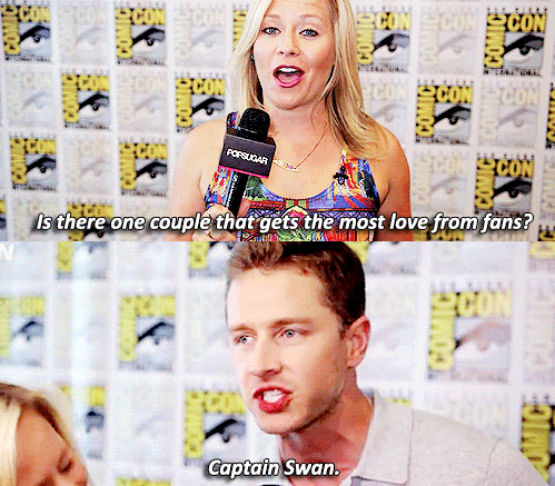 once_cs_fan's tweet photo. "Is there one couple that gets the most love from fans?"
Josh: **No hesitation**  "#CaptainSwan."
#OnceUponATime https://t.co/SYmwnH0zcM