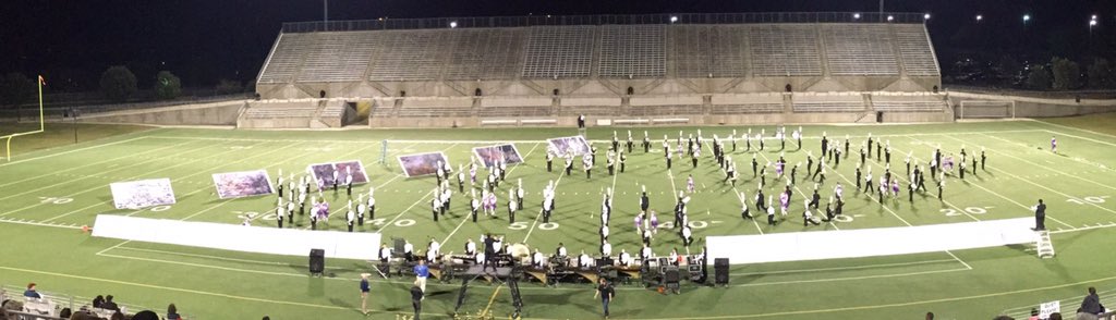 BrocktonConwell's tweet photo. Great night for #FRdrums. First in our class + won drums - they played great! π―β¨π Time to head indoors... π #wgi2016 https://t.co/FV8R1opQsh