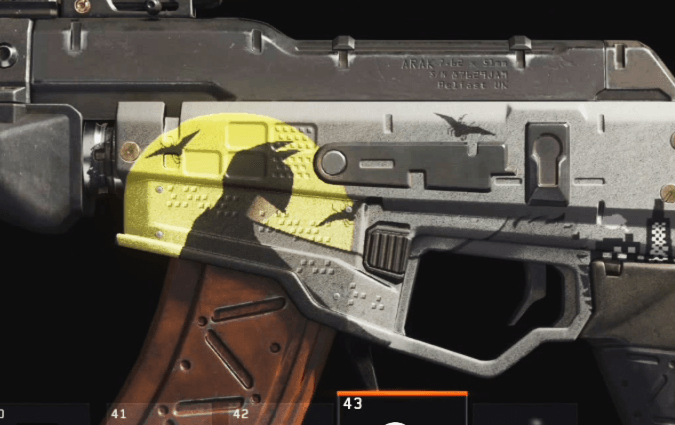 BO3Paint's tweet photo. Batman silhouette on the ARK-7 also by Mamaluke (@CODPlayerCards) https://t.co/w8iWr60vJd