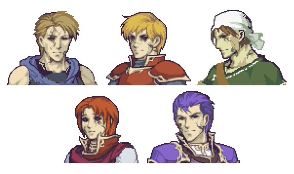 spoopy portraits for my Halloween update video 