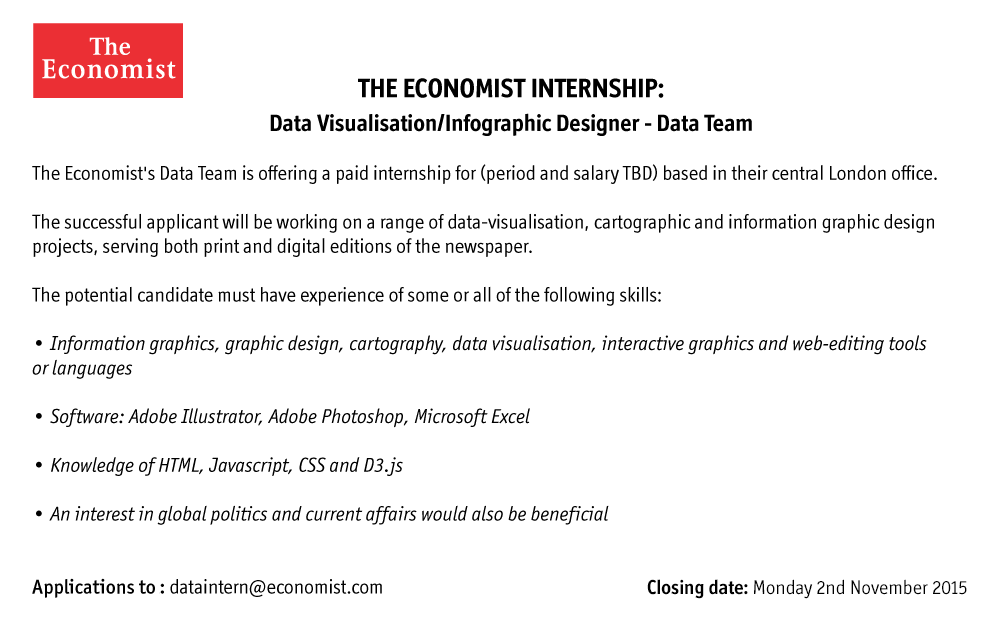 TheEconomist's tweet photo. The Economist's data team is hiring! https://t.co/XunrGrdBRf