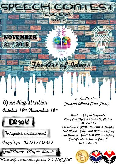 ESC_ESA's tweet image. @infoESA @infoFPBS @infoDSV @InfoFIP @InfoUPI