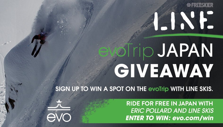 lineskis's tweet photo. Join @evogear & #ericpollard on a trip to Japan. Last day to enter! https://t.co/ZityK0LNxP https://t.co/y1FDod8vjv