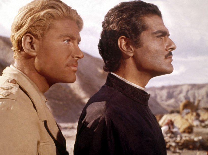 Amazing Historical Photo of Peter OToole with Omar Sharif in 1962 