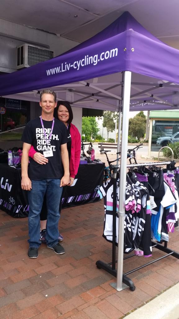 BecWheadon's tweet photo. @nicheliving @Livgiant @SeightCustom @Aurecon another fantastic turn out for the Perth Nov Liv ride #we💜spring https://t.co/BS8RAwMKoY