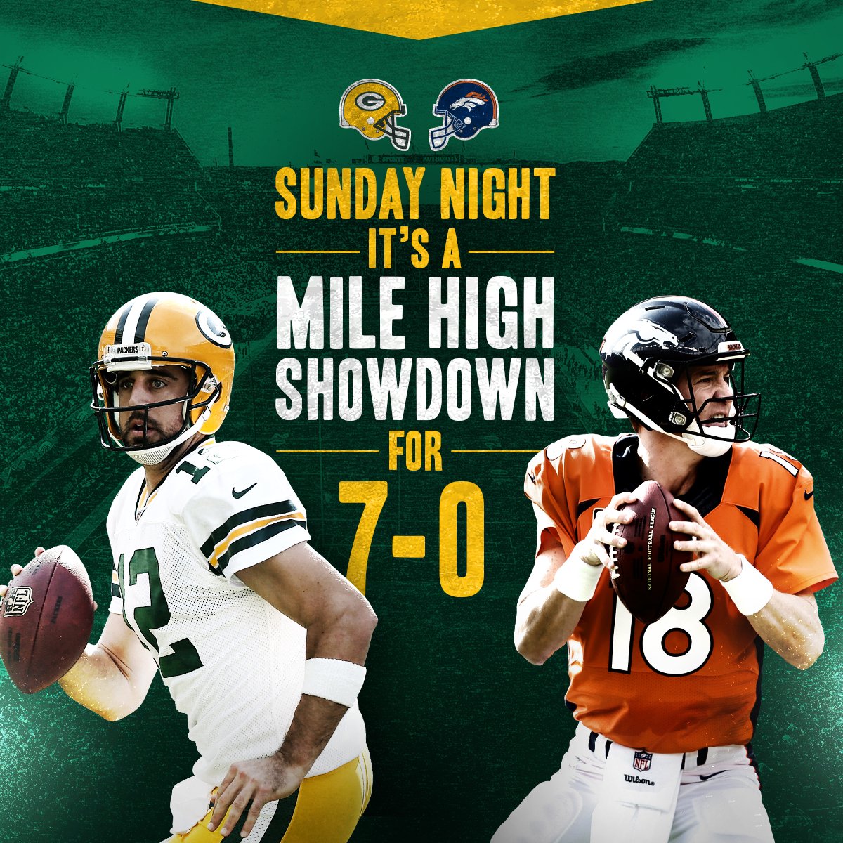 packers's tweet photo. 24 hours. #GBvsDEN https://t.co/USzsC76V50